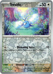 Swablu [Reverse Holo] 148 Pokemon Surging Sparks by Moe‘s Vault on MYNTED
