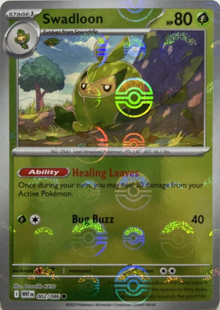 Swadloon - 002/086 (Poke Ball Pattern) - SV: White Flare (WHT) by SAFAQATI on MYNTED