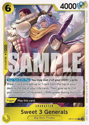 Sweet 3 Generals OP17-114 (The World's Strongest Warriors) by TCGDON on MYNTED