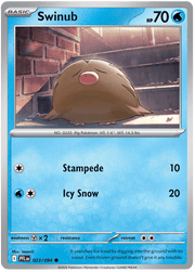 Swinub 023/094 Common | Mega Evolution – Phantasmal Flames by Worth the XP on MYNTED