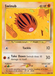 Swinub Neo Revelation Common • 57 Unlimited by Marnie’s TCG on MYNTED