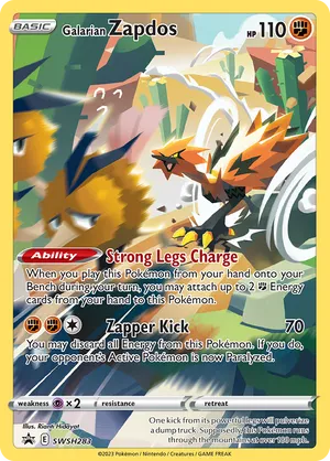 SWSH 283 Galarian Zapdos - Promo by Poké Zen DXB on MYNTED