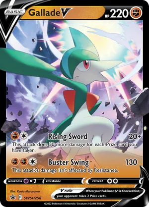 SWSH258 Gallade V Promo by Poké Zen DXB on MYNTED
