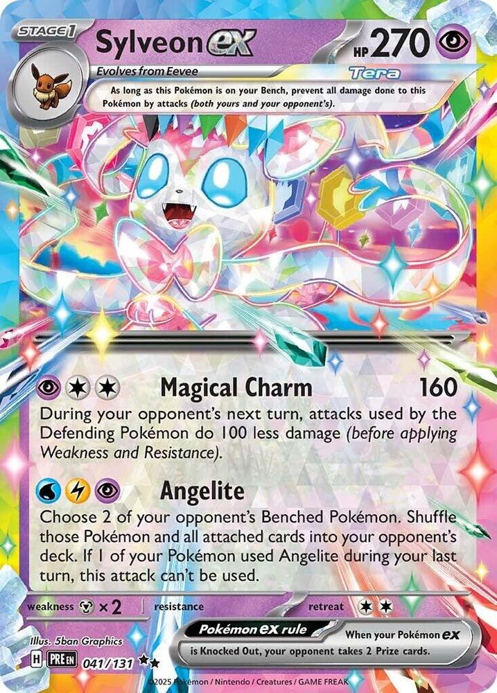 Sylveon ex - 041/131 - SV: Prismatic Evolutions (PRE) by SAFAQATI on MYNTED