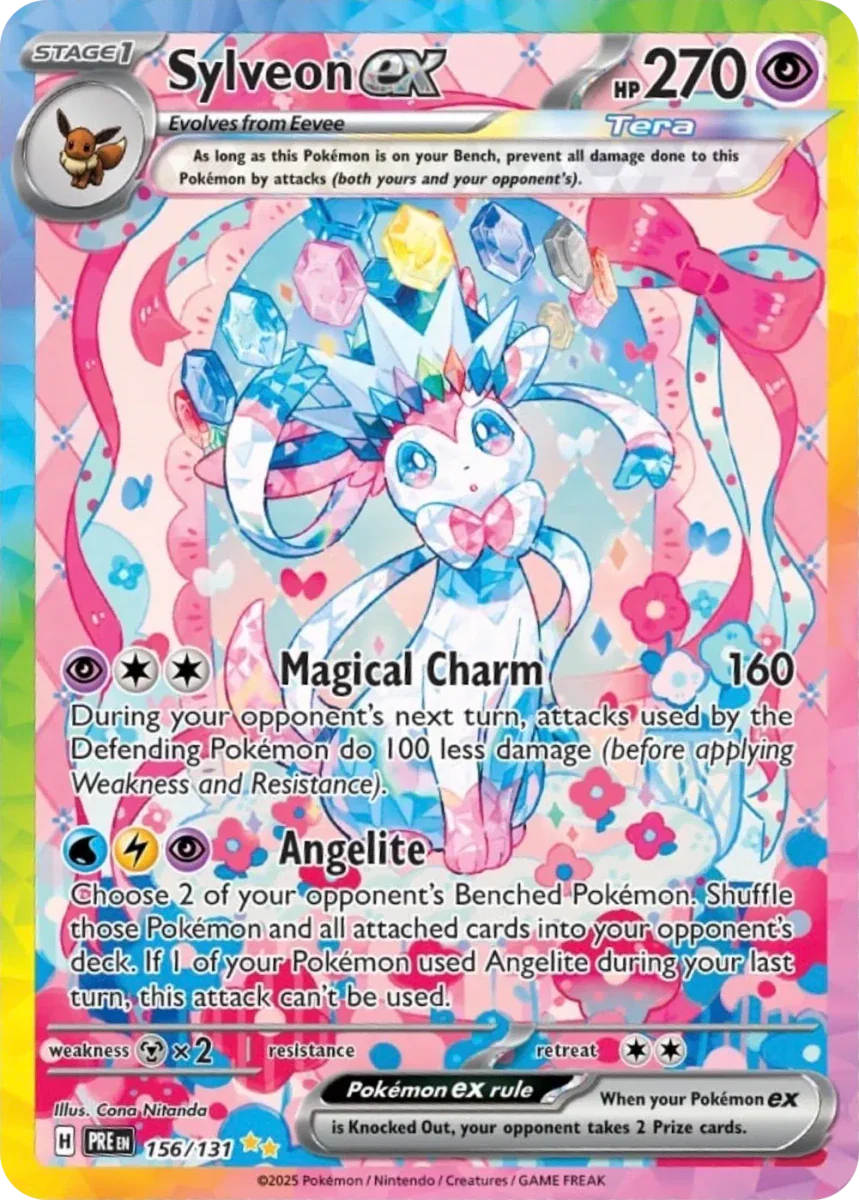 Sylveon EX 156/131 - Prismatic Evolutions - Special Illustration Rare by Light Collectibles on MYNTED