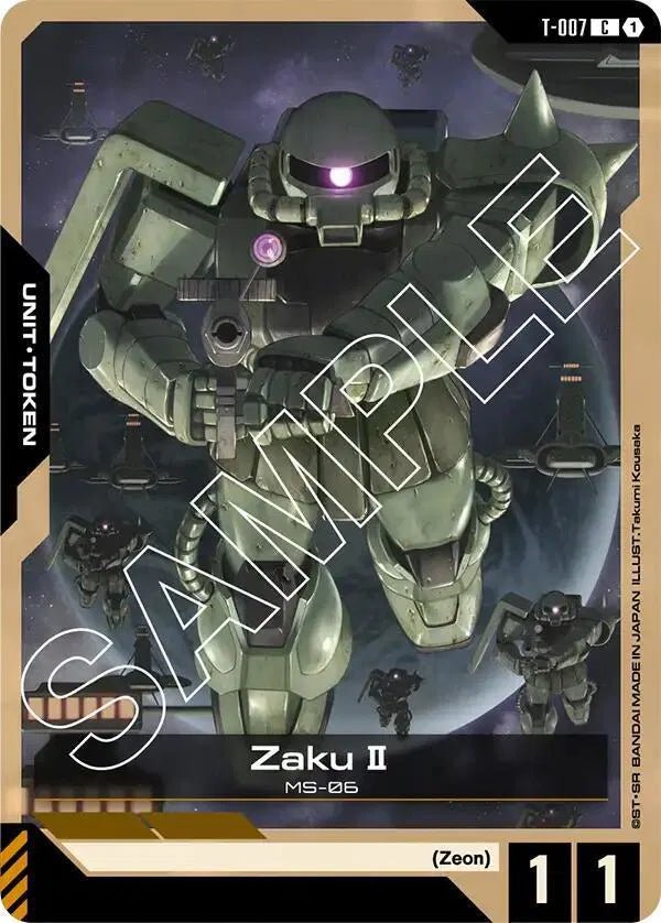 T - 007 - C - Zaku II - Zeon's Rush [ST03] by MechaKai Collectibles on MYNTED