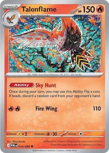 talonflame 014/099 by PokeMoonRocks on MYNTED