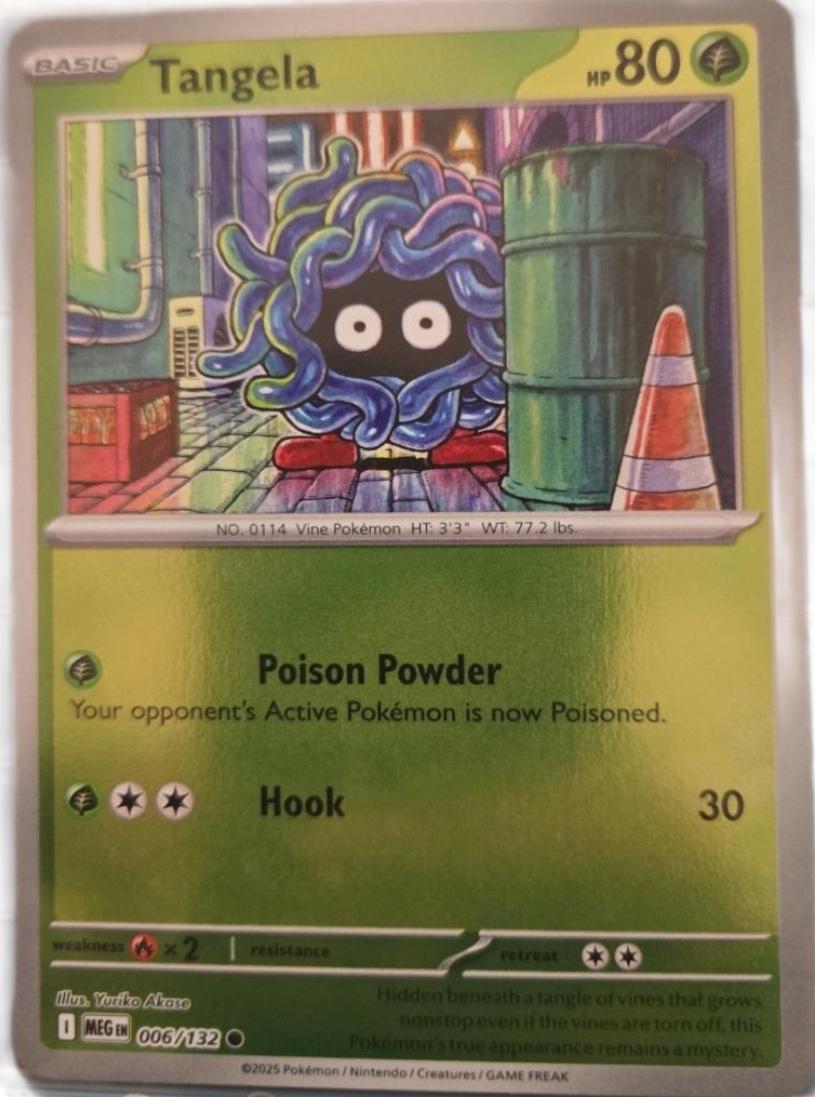 Tangela [Reverse Holo] 6 Pokemon Mega Evolution by Moe‘s Vault on MYNTED