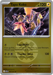 Tapu Koko - 067/217 - Reverse Holofoil (Quick Ball) by The Archive Stop on MYNTED