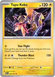 Tapu Koko Ascended Heroes Rare 067/217 Holofoil by Fabio’s Black Box on MYNTED
