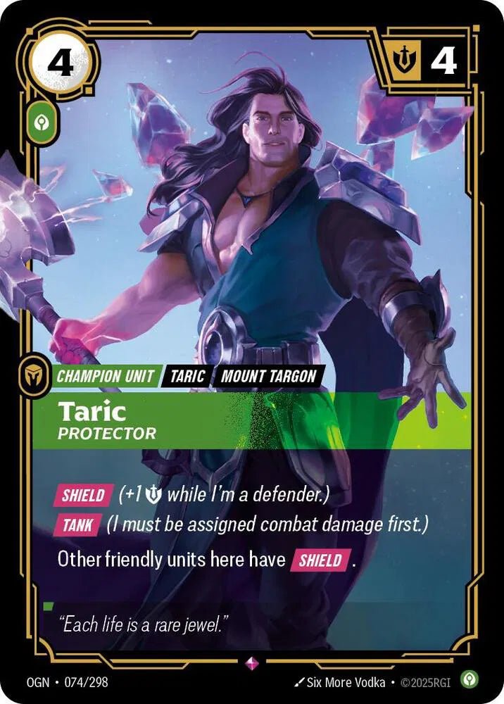 Taric - Protector 074/298 (Origins) by Mikeepulls on MYNTED