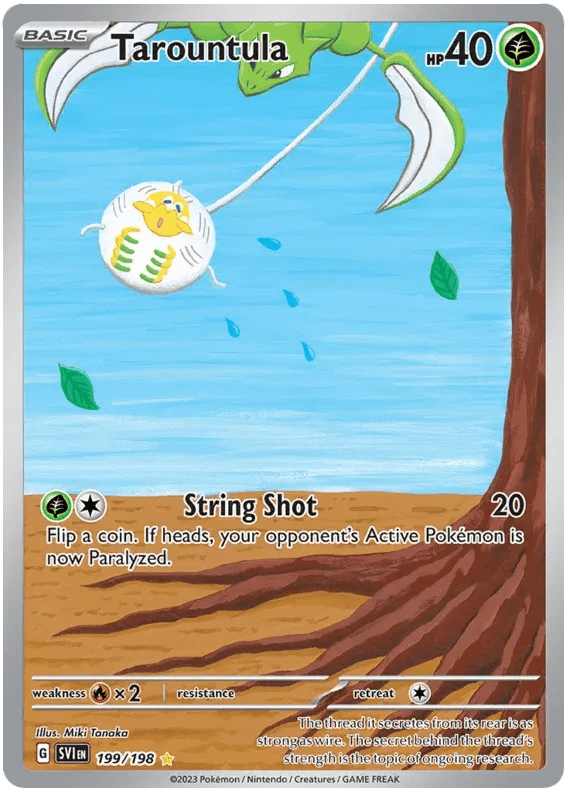 Tarountula 199/198 - Scarlet & Violet Base Set - Illustration Rare by Light Collectibles on MYNTED
