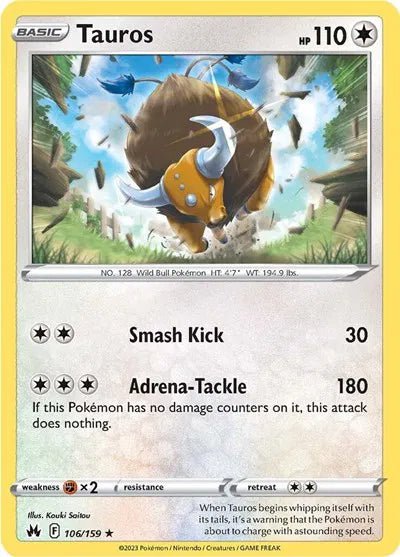 Tauros 106/159 · Normal (Crown Zenith) by The Archive Stop on MYNTED