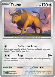 Tauros · 151 (MEW) 128 (Normal) by PokeMarsi on MYNTED