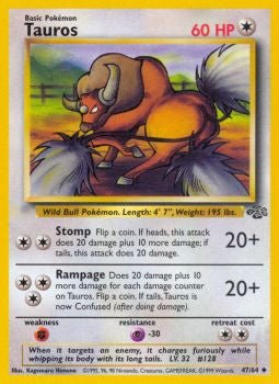 Tauros - 47/64 by PokeCollect on MYNTED