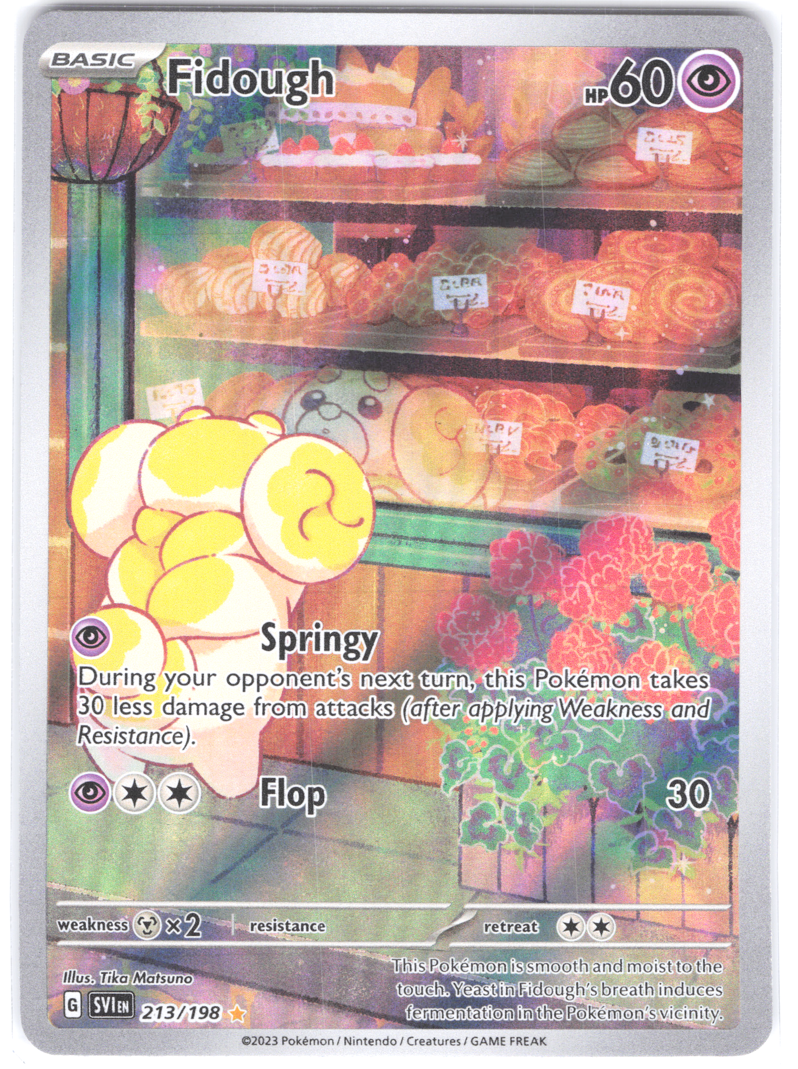 Fidough Scarlet & Violet Base Set Secret Rare 213/198