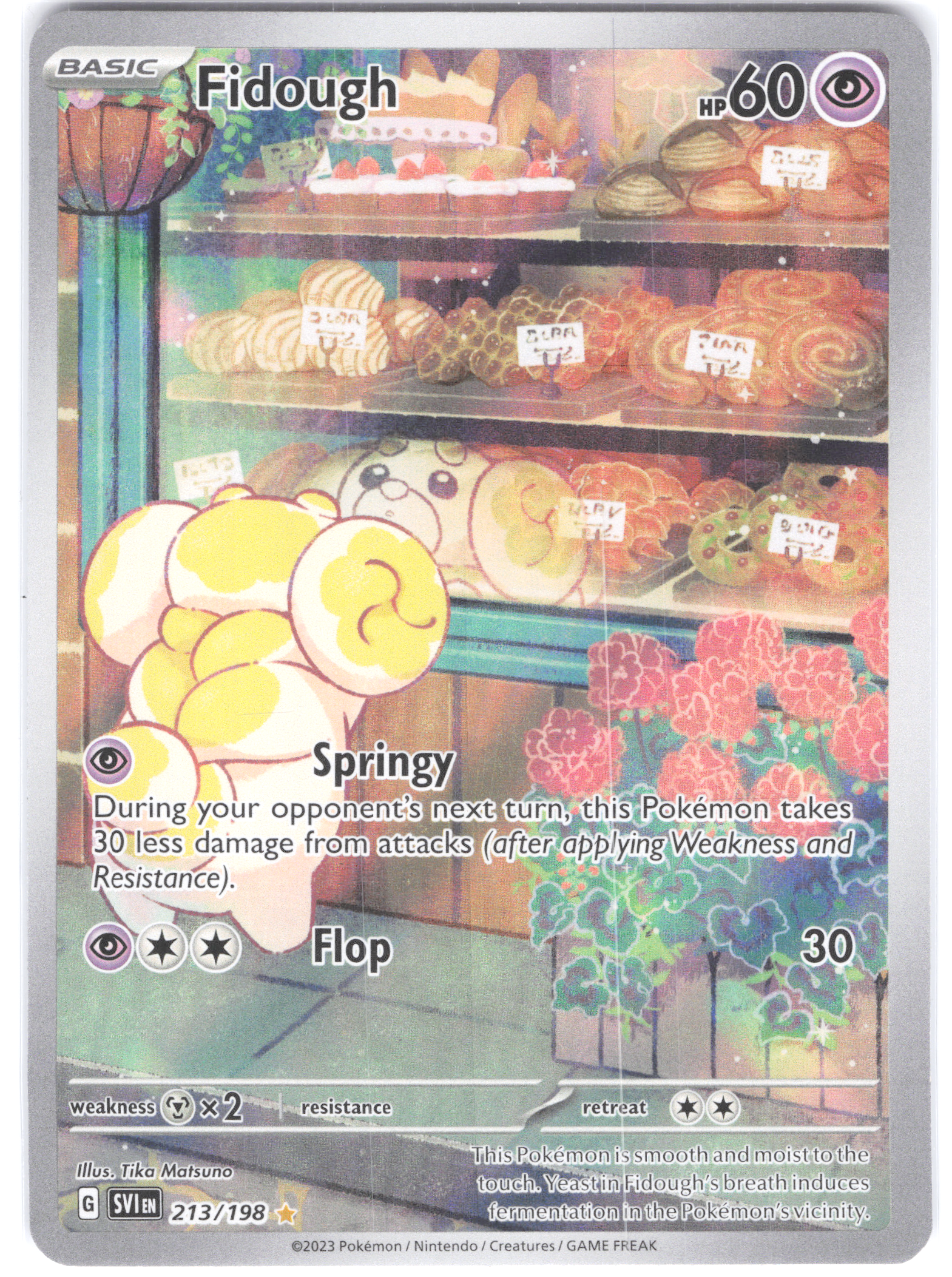 Fidough Scarlet & Violet Base Set Secret Rare 213/198