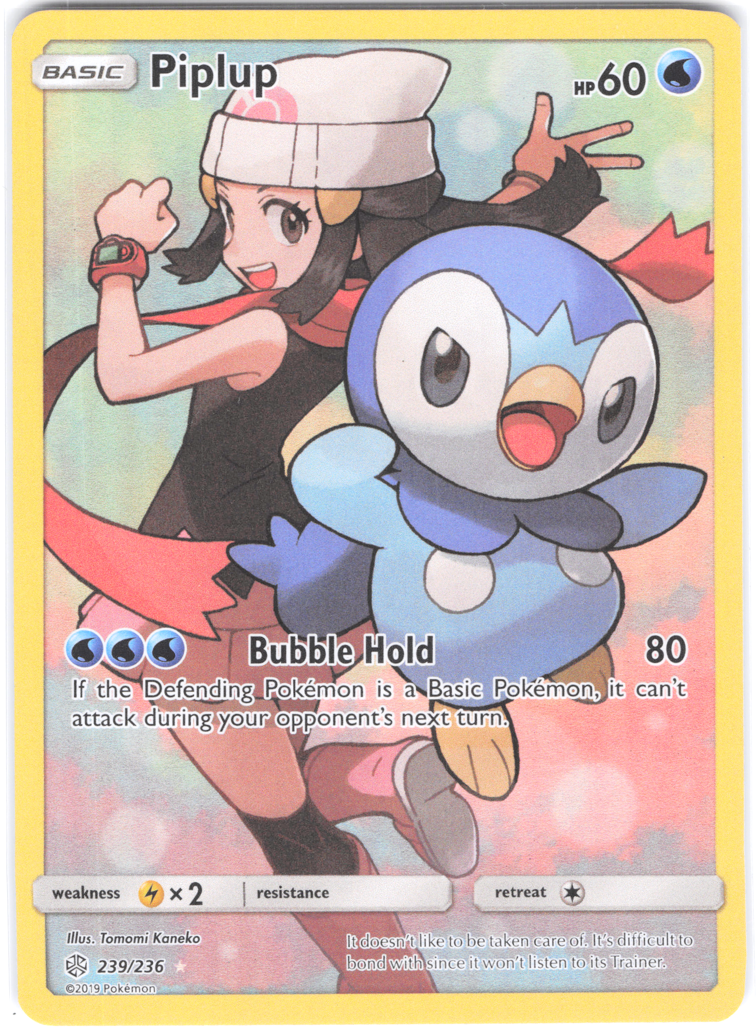 Piplup (Secret) Cosmic Eclipse Secret Rare 239/236