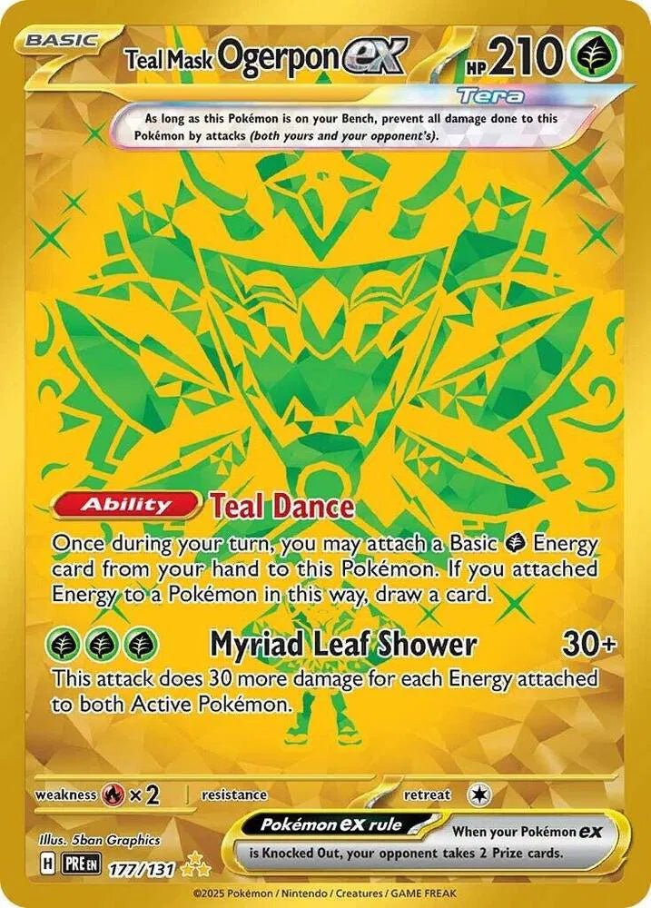 Teal Mask Ogerpon ex 177/131 (Prismatic Evolutions) by Meeho Collectz on MYNTED