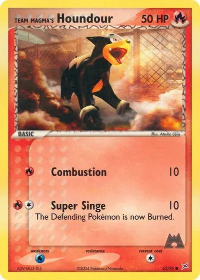 Team Magma's Houndour (62) EX Team Magma vs Team Aqua Common • 62 Normal by Marnie’s TCG on MYNTED