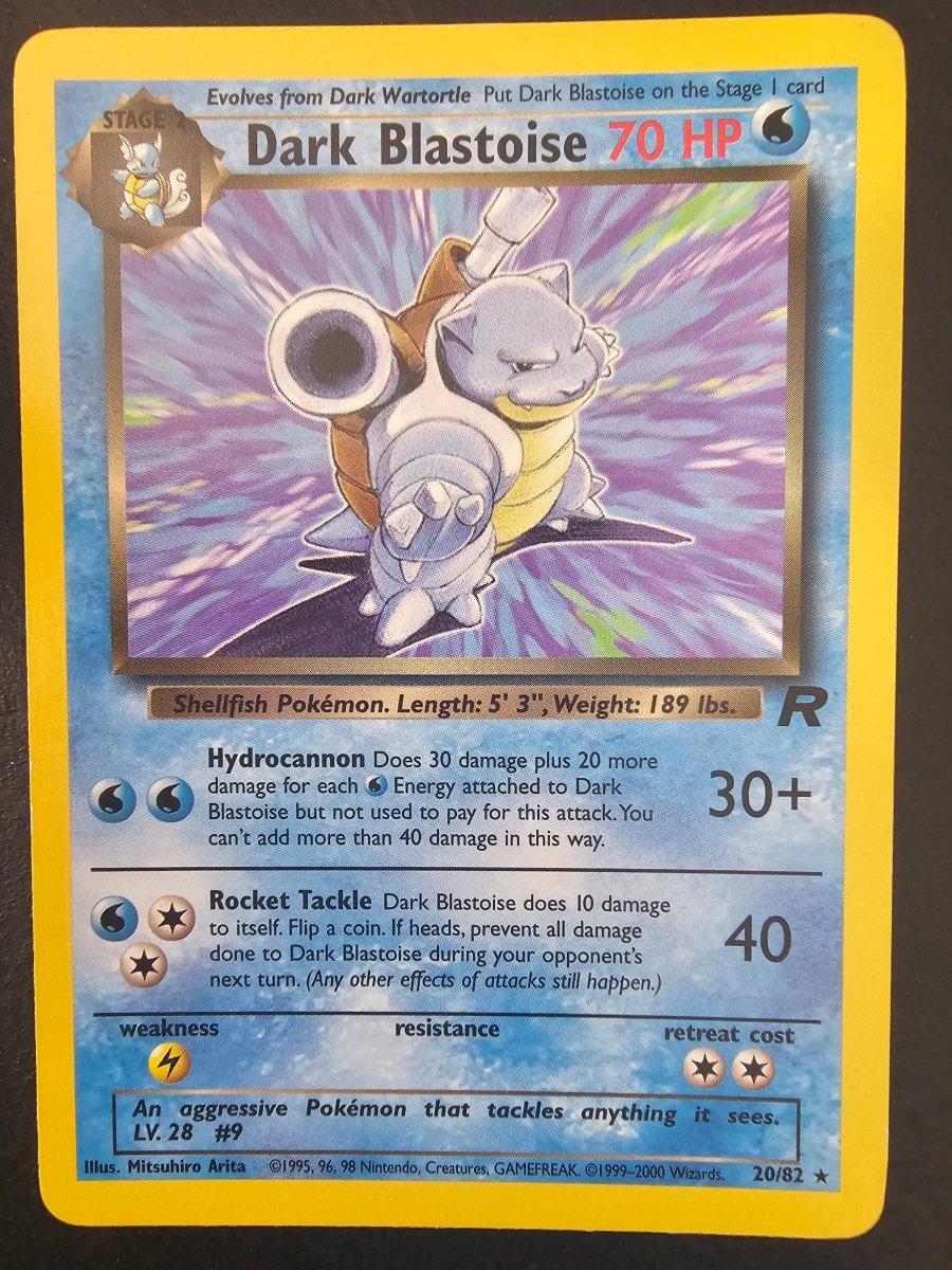 Team Rocket Dark Blastoise 20 - MP by PlayVault on MYNTED