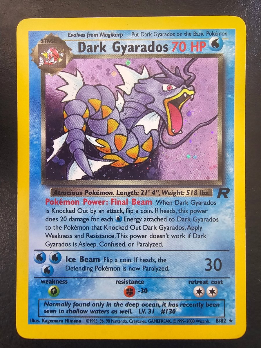 Team Rocket Dark Gyarados Holo 8 - MP by PlayVault on MYNTED