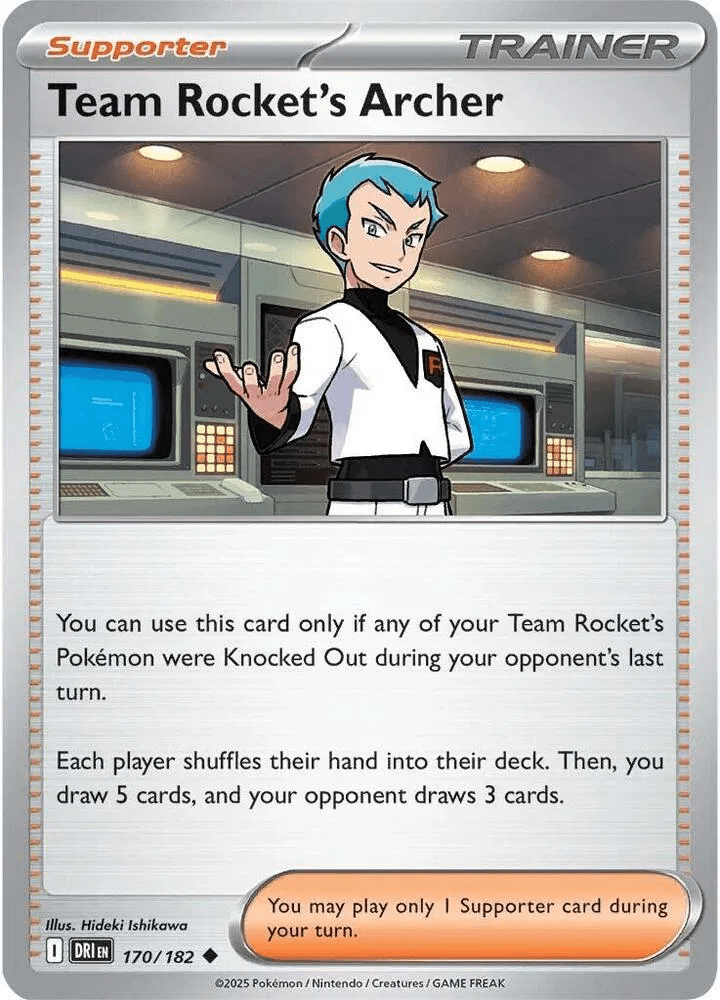Team Rocket's Archer 170 - Destined Rivals by PokéPW on MYNTED