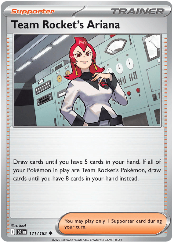 Team Rocket's Ariana 171/182 Uncommon | Scarlet & Violet – Destined Rivals by Worth the XP on MYNTED