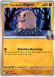 Team Rocket's Diglett 100/217 Common | Mega Evolution – Ascended Heroes by Worth the XP on MYNTED