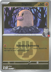 Team Rocket's Diglett - 100/217 (Energy Symbol Pattern) - ME: Ascended Heroes (ASC) by SAFAQATI on MYNTED