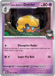 Team Rocket's Dottler - 088/182 - Reverse Holofoil by The Archive Stop on MYNTED