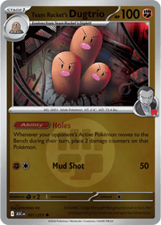 Team Rocket's Dugtrio - 101/217 - Reverse Holofoil (Energy Symbol Pattern) by The Archive Stop on MYNTED