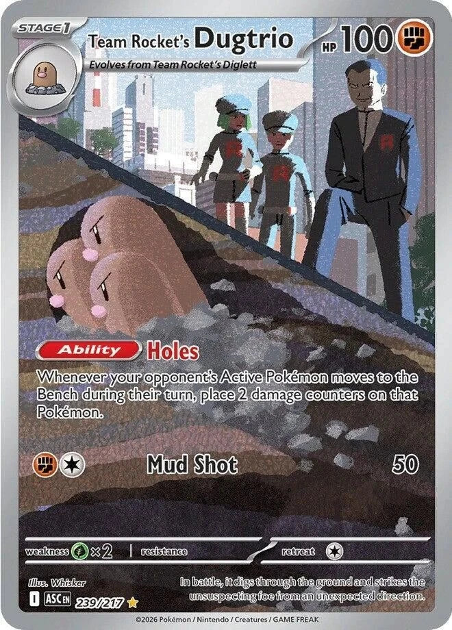 Team Rocket's Dugtrio - 239/217 by The Archive Stop on MYNTED