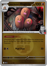 Team Rocket's Dugtrio (Energy Symbol Pattern) 101/217 (Ascended Heroes) by PokéPW on MYNTED