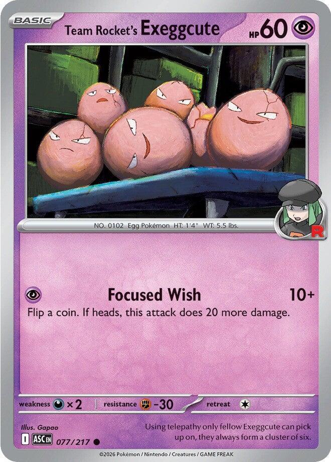 Team Rocket's exeggcute - ME: Ascended Heroes (ASC) by TCGDON on MYNTED