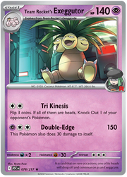 Team Rocket's exeggutor 078/217 Holo Rare | Mega Evolution – Ascended Heroes by Worth the XP on MYNTED