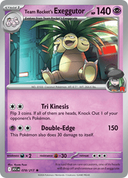 Team Rocket's exeggutor (Holofoil) Ascended Heroes Rare 078/217 by PokeSource on MYNTED
