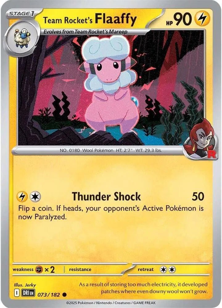 Team Rocket's Flaaffy Destined Rivals Common 073/182 by The Greatest on MYNTED