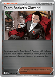Team Rocket's Giovanni Ascended Heroes Uncommon • 204/217 Reverse Holofoil by Shark Pop Culture on MYNTED