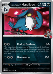 Team Rocket's Honchkrow (Energy Symbol Pattern) Ascended Heroes Rare 127/217 by Shark Pop Culture on MYNTED