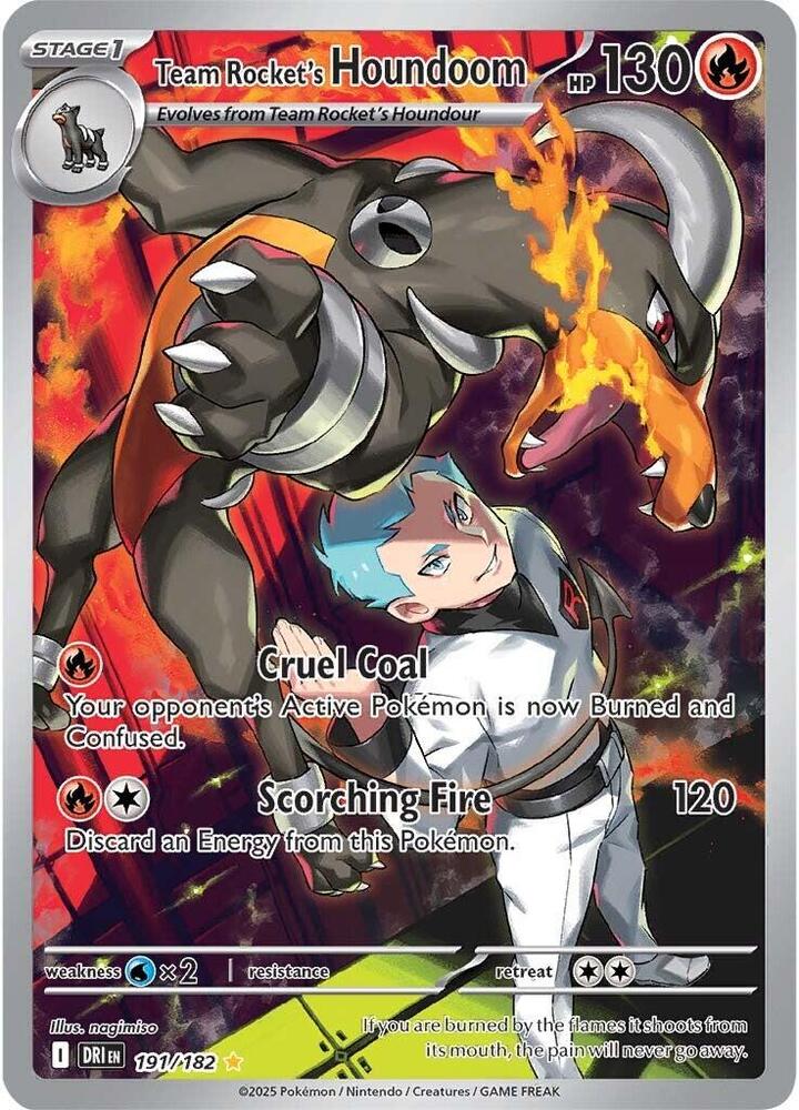 Team Rocket's Houndoom - 191/182 - SV10: Destined Rivals (DRI) by Poké Dubai on MYNTED