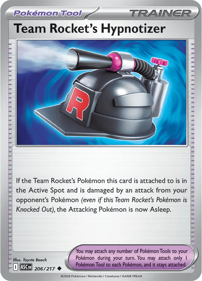 Team Rocket's Hypnotizer Ascended Heroes Uncommon 206/217 by PokeMagic on MYNTED