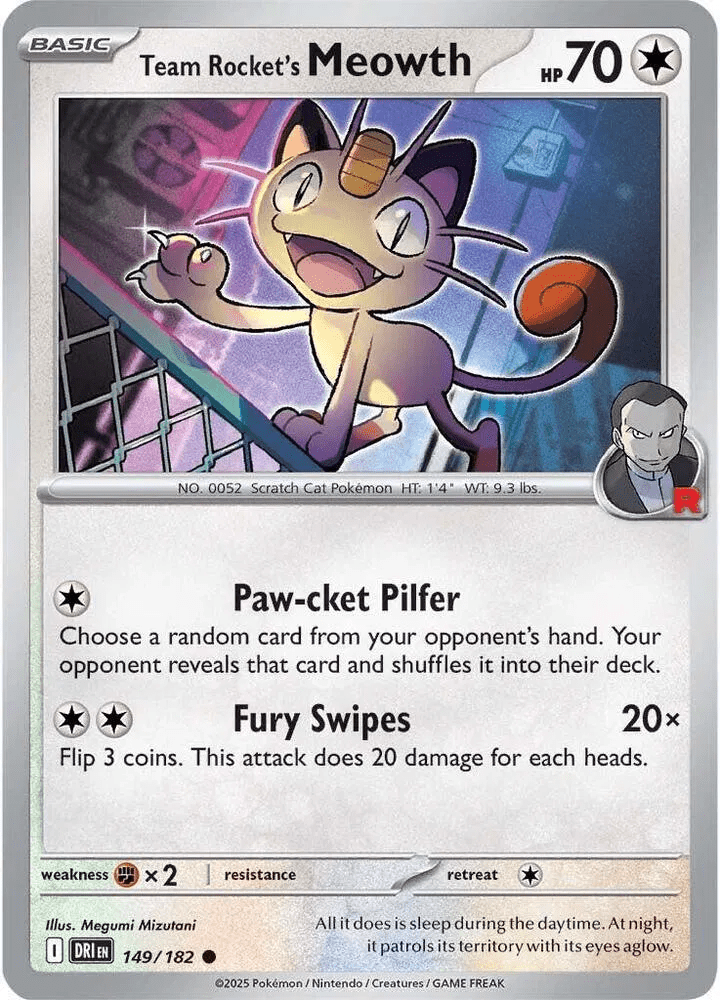 Team Rocket's Meowth 149 - Destined Rivals by PokéPW on MYNTED
