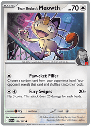 Team Rocket's Meowth 161/217 Common | Mega Evolution – Ascended Heroes by Worth the XP on MYNTED
