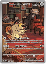 Team Rocket's Meowth Destined Rivals Illustration Rare 203/182 by Schmutzfink TCG on MYNTED