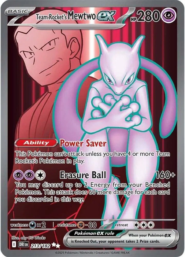 Team Rocket's Mewtwo ex 213/182 (Destined Rivals) by RoninMjRips on MYNTED