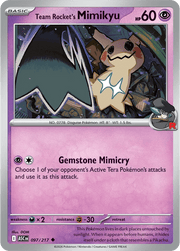 Team Rocket's Mimikyu 097/217 (Ascended Heroes) by PokéPW on MYNTED