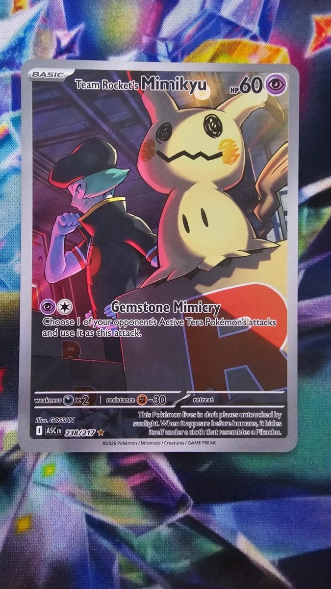 Team Rocket's Mimikyu 238/217 - Ascended Heroes - Illustration Rare by Light Collectibles on MYNTED