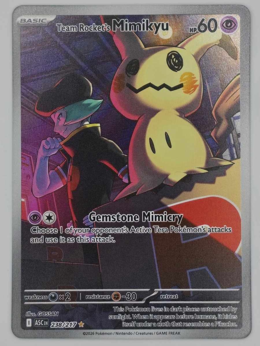 Team Rocket's Mimikyu - 238/217 - ME: Ascended Heroes (ASC) by Poké Dubai on MYNTED