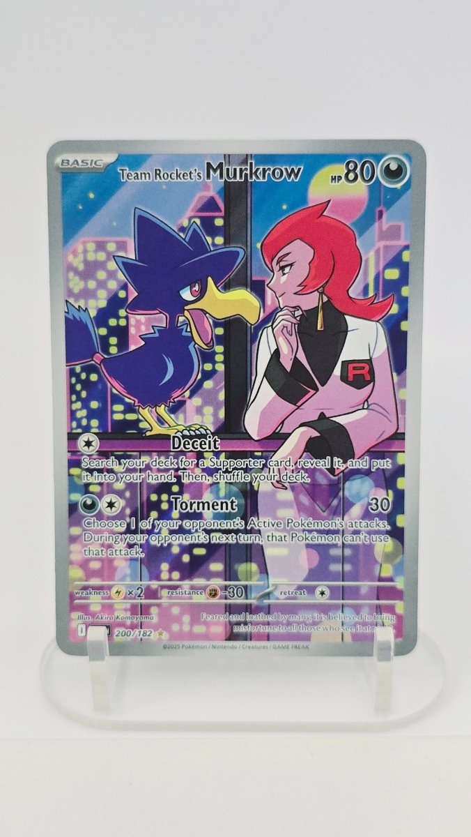 Team Rocket's Murkrow - Destined Rivals - IR 200/182 - English by MechaKai Collectibles on MYNTED